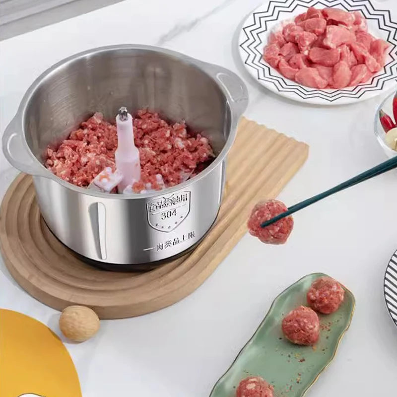 Mini Processador Elétrico Portátil 200W